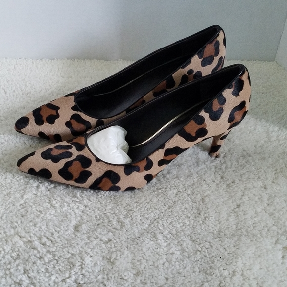 Stuart Weitzman Shoes - Stuart Weitzman Pipeinot Leopard Calf Hair Heels